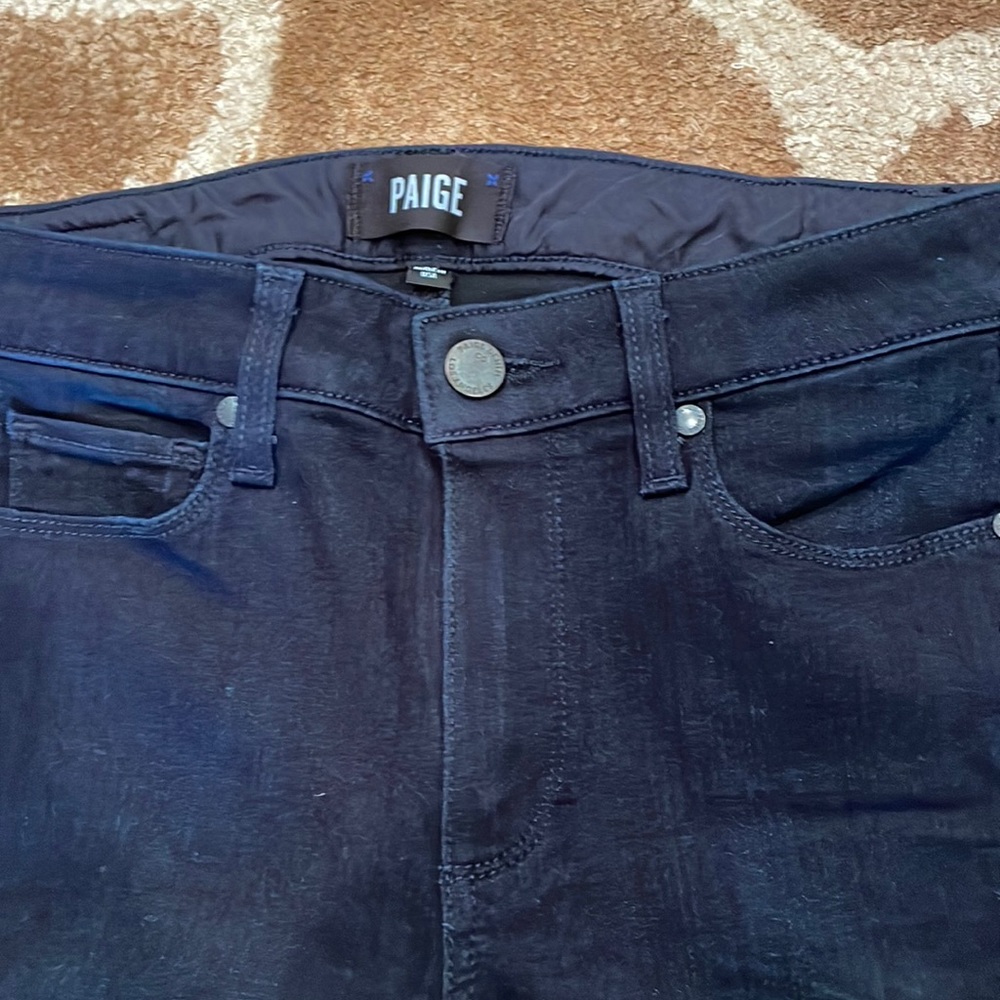 paige dark denim skinny jeans